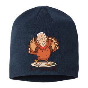 Happy Thanksgiving Joe Bide Turkey Sustainable Beanie