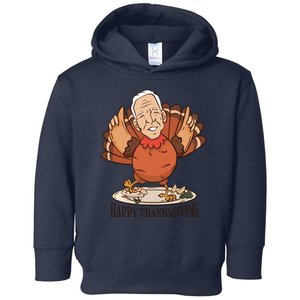 Happy Thanksgiving Joe Bide Turkey Toddler Hoodie