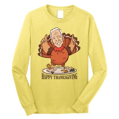 Happy Thanksgiving Joe Bide Turkey Long Sleeve Shirt