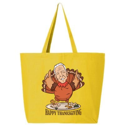 Happy Thanksgiving Joe Bide Turkey 25L Jumbo Tote