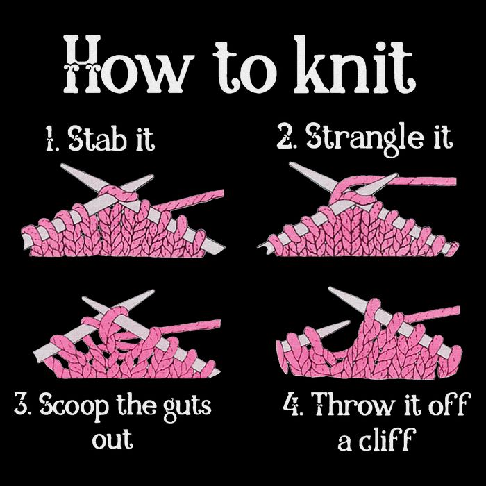 How To Knit 1  Stab It 2  Strangle It 3  Scoop The Guts Out  Flat Bill Trucker Hat