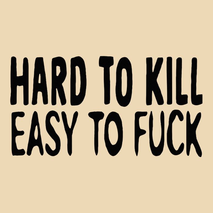 Hard To Kill Easy To Fuck Funny Quote Drawstring Bag