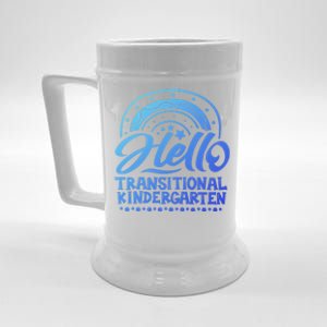 Hello Transitional Kindergarten Teacher Team Gift Beer Stein