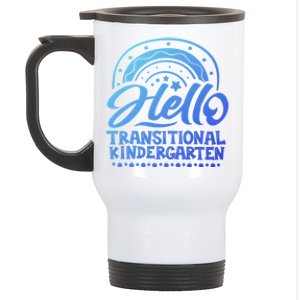 Hello Transitional Kindergarten Teacher Team Gift Stainless Steel Travel Mug