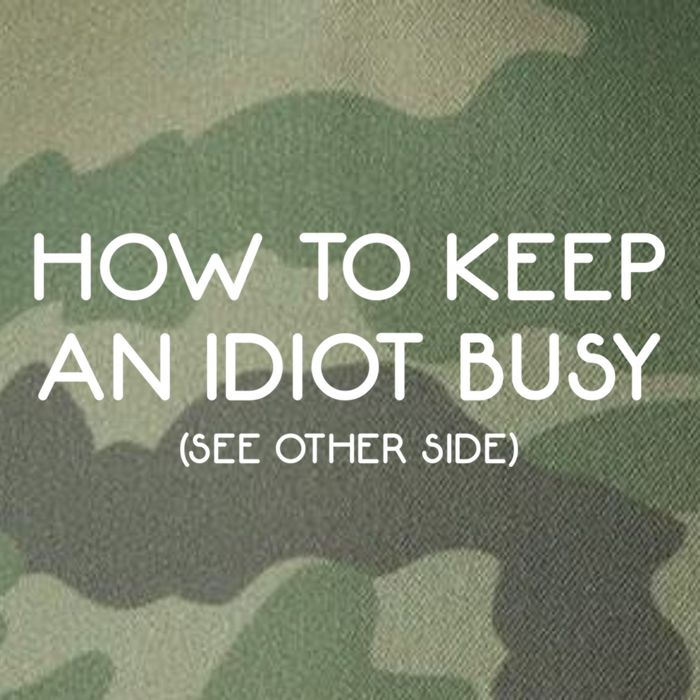 How To Keep An Idiot Busy Funny Joke Prank Gift Legacy Tie Dye Trucker Hat
