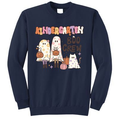 Halloween Teacher Kindergarten Boo Crew Tall Sweatshirt