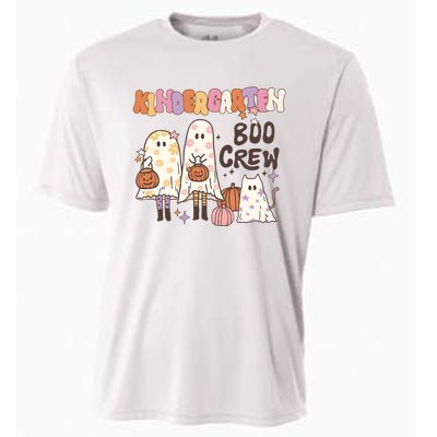 Halloween Teacher Kindergarten Boo Crew Cooling Performance Crew T-Shirt