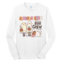 Halloween Teacher Kindergarten Boo Crew Tall Long Sleeve T-Shirt