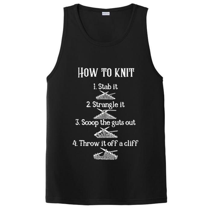 How To Knit 1 Stab It 2 Strangle It 3 Scoop The Guts Out  PosiCharge Competitor Tank