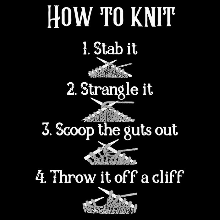 How To Knit 1 Stab It 2 Strangle It 3 Scoop The Guts Out  Wool Snapback Cap