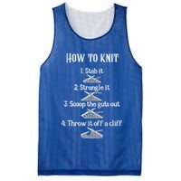 How To Knit 1 Stab It 2 Strangle It 3 Scoop The Guts Out  Mesh Reversible Basketball Jersey Tank