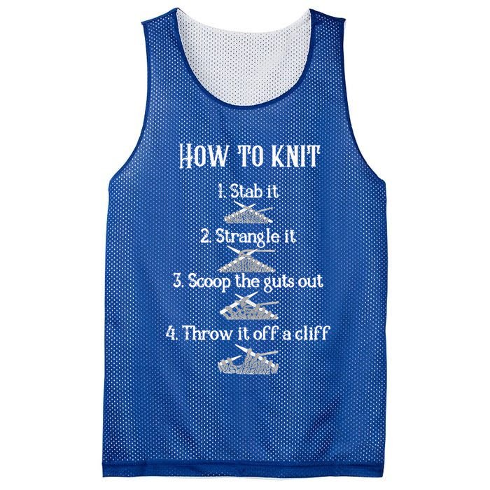 How To Knit 1 Stab It 2 Strangle It 3 Scoop The Guts Out  Mesh Reversible Basketball Jersey Tank