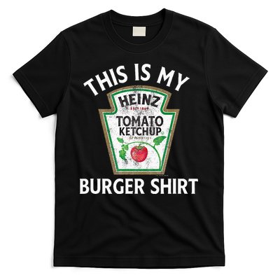 Heinz Tomato K.E.T.C.H.U.P This Is My Burger Distressed Logo T-Shirt