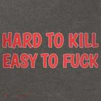 Hard To Kill Easy To Fuck Cotton Canvas Backpack