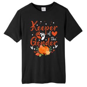 Halloween Thanksgiving Keeper Of The Gender Reveal Baby Cute Tall Fusion ChromaSoft Performance T-Shirt