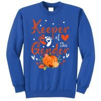 Halloween Thanksgiving Keeper Of The Gender Reveal Baby Cute Sweatshirt