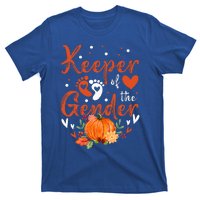 Halloween Thanksgiving Keeper Of The Gender Reveal Baby Cute T-Shirt