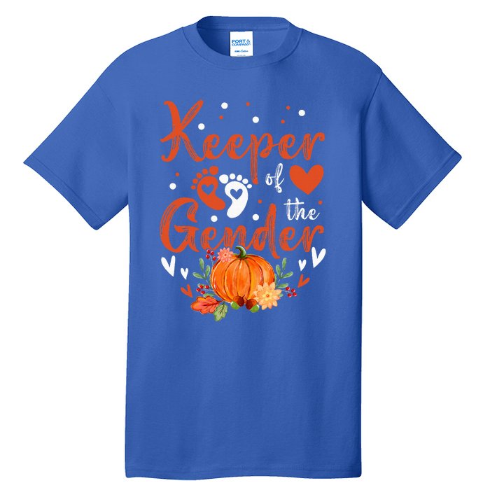 Halloween Thanksgiving Keeper Of The Gender Reveal Baby Cute Tall T-Shirt