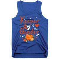 Halloween Thanksgiving Keeper Of The Gender Reveal Baby Cute Tank Top