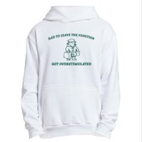 Had To Leave The Function Vintage Drawing Urban Pullover Hoodie