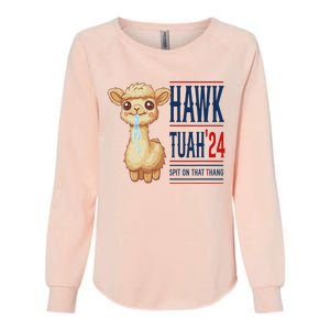 Hawk Tauh Llama 24 Presidential Candidate Womens California Wash Sweatshirt