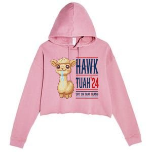 Hawk Tauh Llama 24 Presidential Candidate Crop Fleece Hoodie