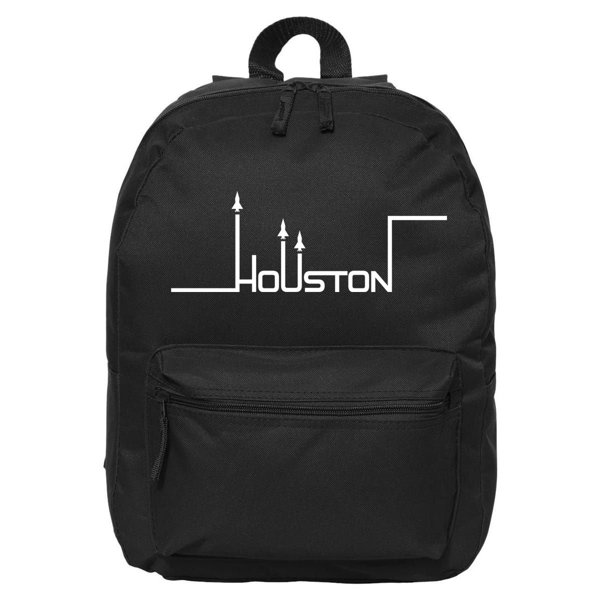 Houston Texas Lift Off Logo 16 in Basic Backpack
