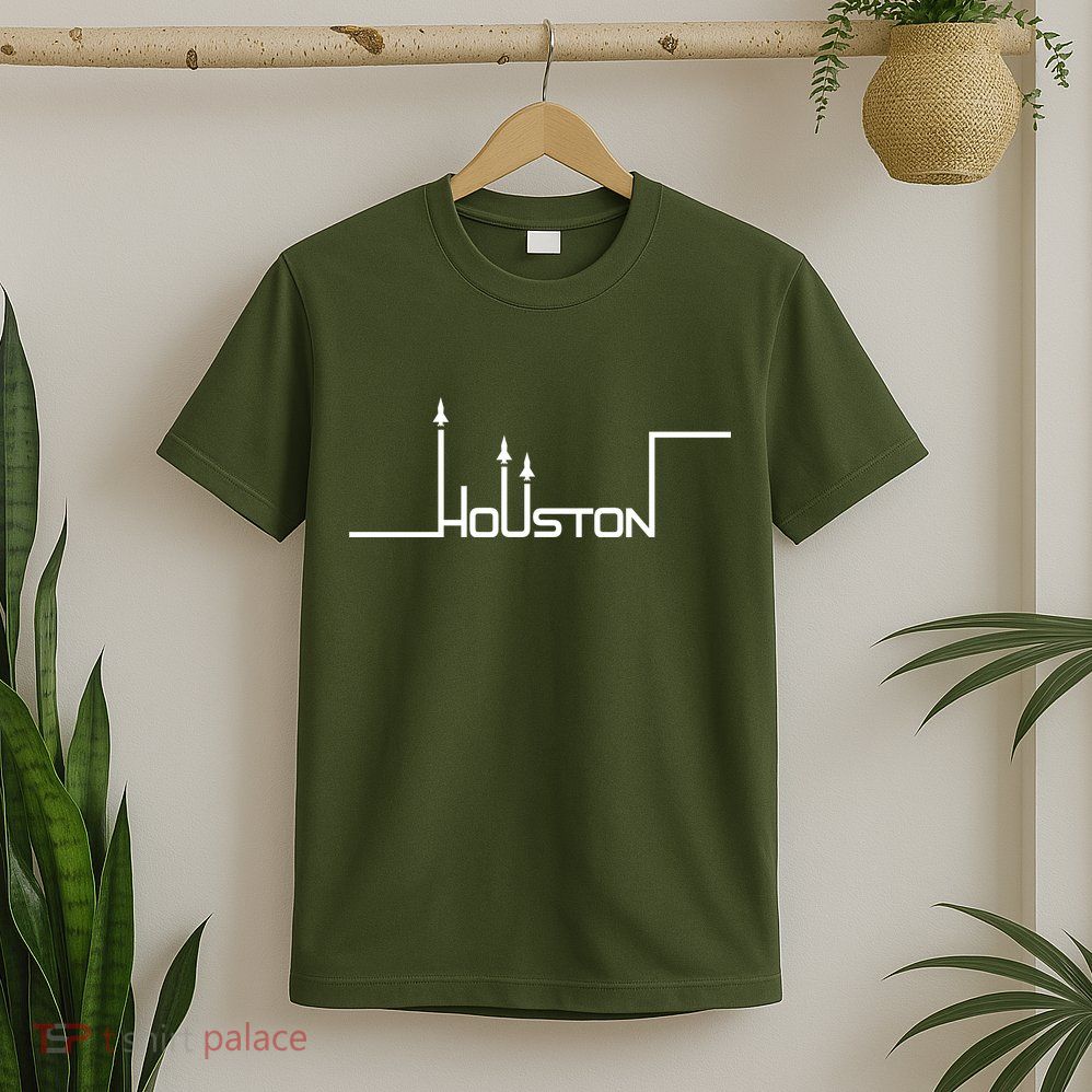 Houston Texas Lift Off Logo T-Shirt