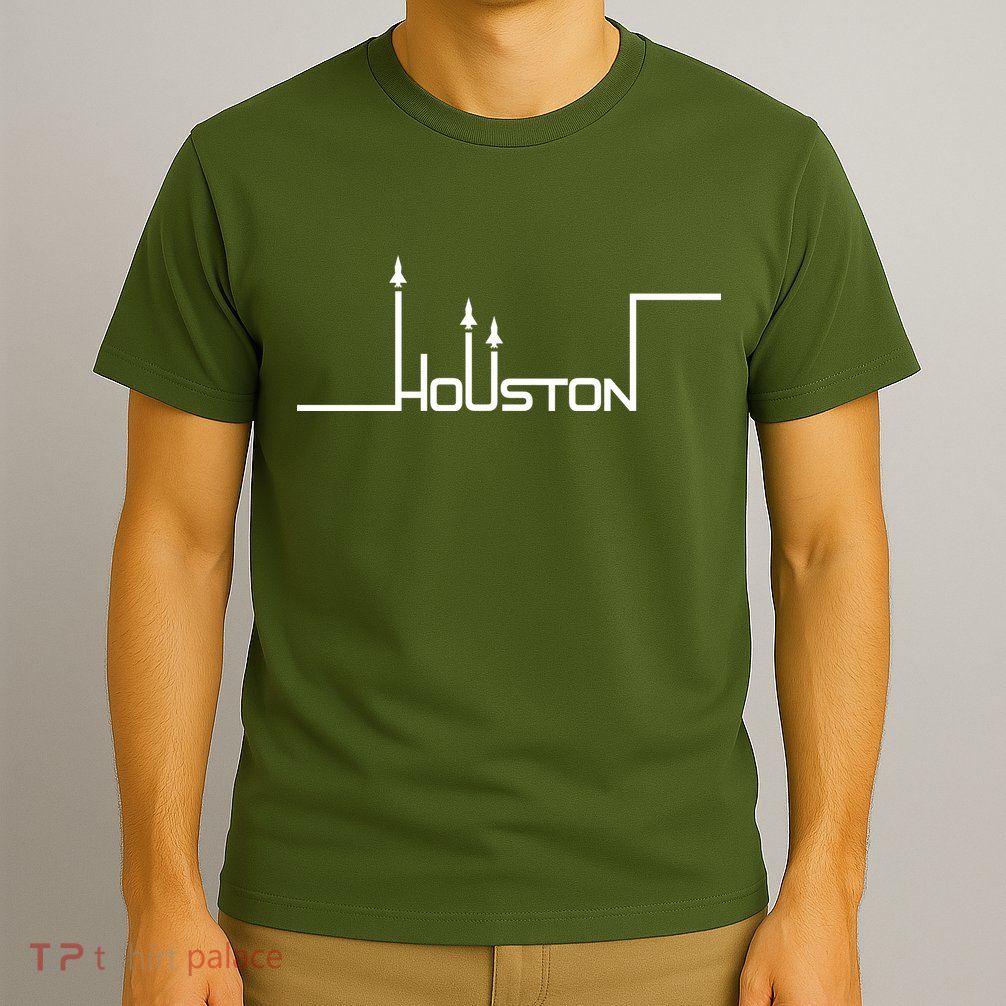 Houston Texas Lift Off Logo T-Shirt