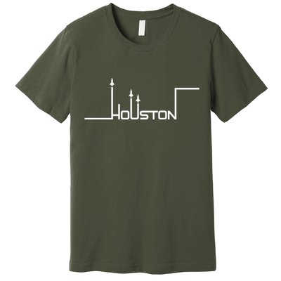 Houston Texas Lift Off Logo Premium T-Shirt