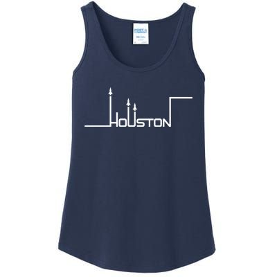 Houston Texas Lift Off Logo Ladies Essential Tank