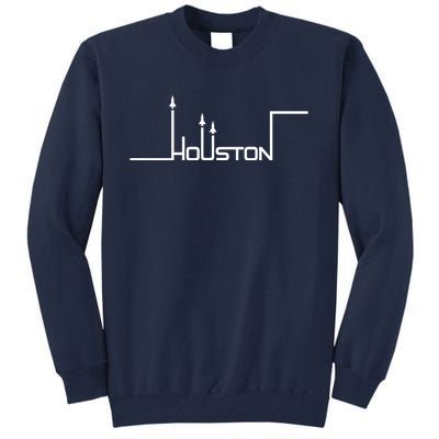 Houston Texas Lift Off Logo Tall Sweatshirt