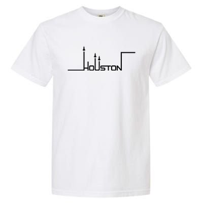 Houston Texas Lift Off Logo Garment-Dyed Heavyweight T-Shirt