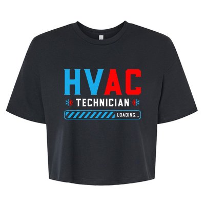 Hvac Tech Loading Future Hvac Tech Technician In Training Bella+Canvas Jersey Crop Tee