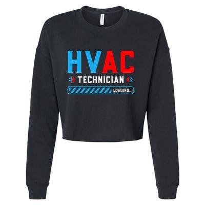 Hvac Tech Loading Future Hvac Tech Technician In Training Cropped Pullover Crew