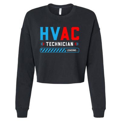 Hvac Tech Loading Future Hvac Tech Technician In Training Cropped Pullover Crew