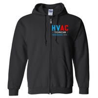 Hvac Tech Loading Future Hvac Tech Technician In Training Full Zip Hoodie