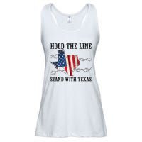 Hold The Line Stand With Texas Ladies Essential Flowy Tank