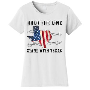 Hold The Line Stand With Texas Women's T-Shirt