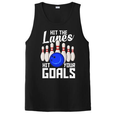 Hit The Lanes Hit Your Goals Bowling PosiCharge Competitor Tank