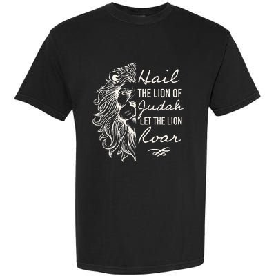 Hail The Lion Of Judah Garment-Dyed Heavyweight T-Shirt