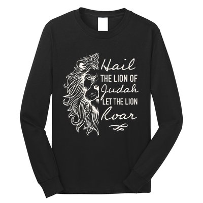 Hail The Lion Of Judah Long Sleeve Shirt