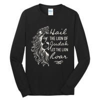 Hail The Lion Of Judah Tall Long Sleeve T-Shirt