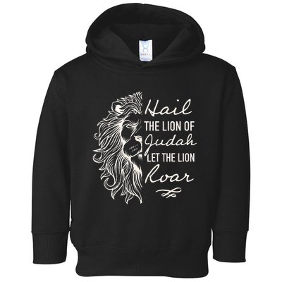 Hail The Lion Of Judah Toddler Hoodie