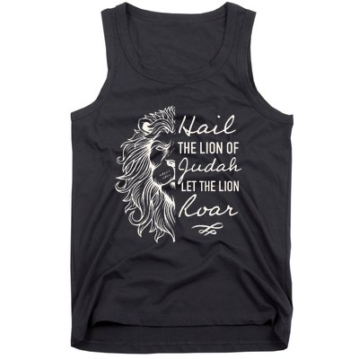 Hail The Lion Of Judah Tank Top