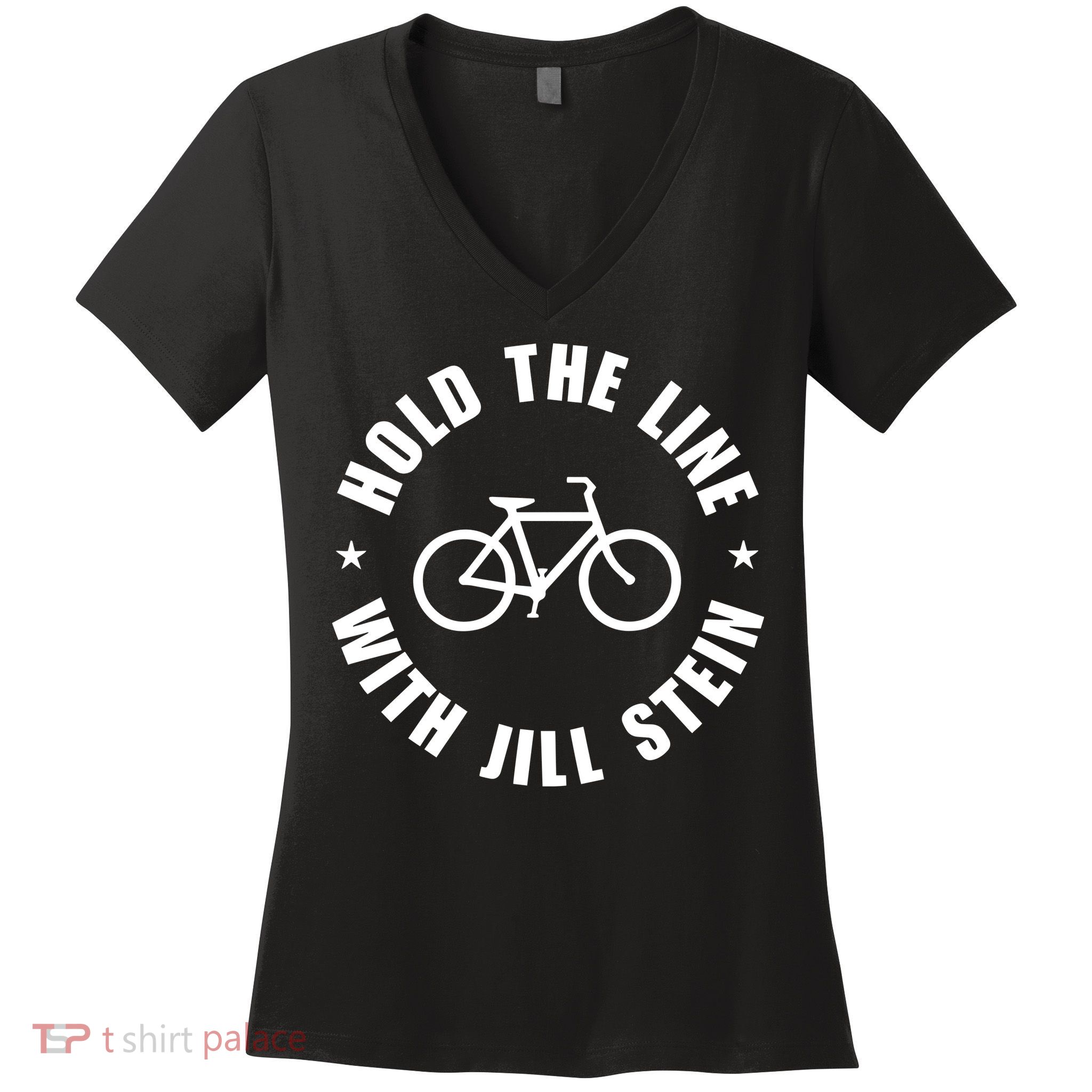 Hold The Line With Jill Stein Women's V-Neck T-Shirt