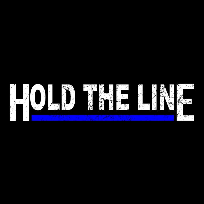 Hold The Line Quote Flexfit Unipanel Trucker Cap