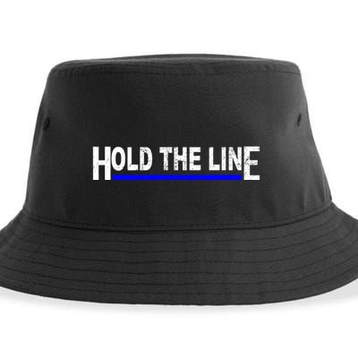 Hold The Line Quote Sustainable Bucket Hat