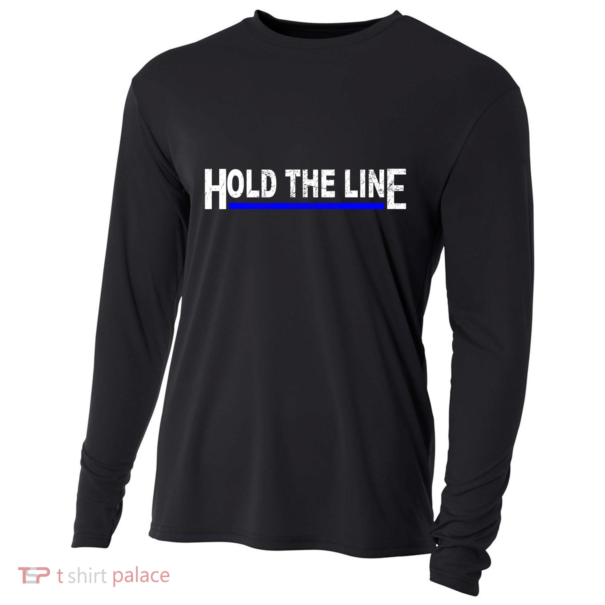 Hold The Line Quote Cooling Performance Long Sleeve Crew