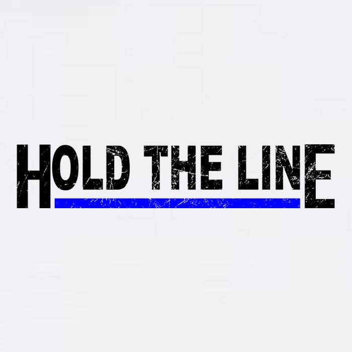 Hold The Line Quote Garment-Dyed Sweatshirt